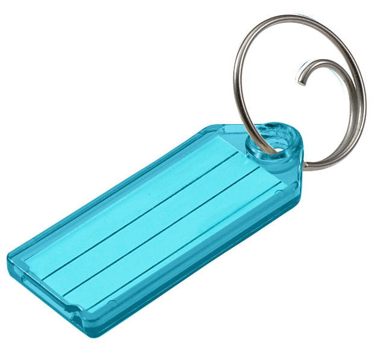 Lucky Line 12300-30 Blue Key Tag with Tang Ring 12300-30 100/box