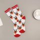 thumbnail image 2 of Zhuge 6 pares de calcetines navideños para mujer, divertidos y bonitos calcetines navideños, novedosos calcetines navideños, regalos navideños locos para mujeres y niñas, B, 2 of 3
