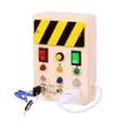 thumbnail image 4 of Busy Board, Electronic Developing Teaching Aids ,LED Switch Board Activities ,Montessori Busy Board for Gift ,Teaching, Early Education USB, 4 of 7