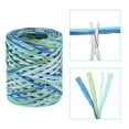 thumbnail image 4 of Uxcell 219 Yards Raffia Ribbon Raffia Craft Ribbon Paper Twine Wrapping Ribbon, Dark Blue/Green, 4 of 7