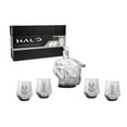 Halo Infinite Master Chief Helmet Whiskey Decanter Set with Glasses, 6