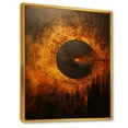 thumbnail image 2 of Designart "Solar System With A Bronze Black Hole" Our Solar System Floater Framed Canvas Prints, 2 of 5