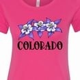 thumbnail image 4 of Inktastic Colorado Columbine Flowers Women's T-Shirt, 4 of 5