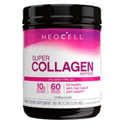 NeoCell Super Collagen Peptides, Unflavored Powder, Collagen Type 1 & 3 (600 g)