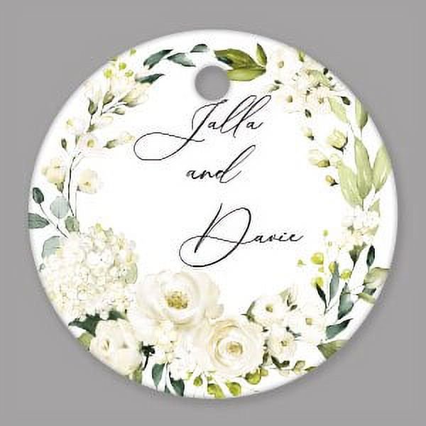 Etiquetas de regalo de agradecimiento cuadradas o circulares personalizadas, etiquetas de regalo verdes para boda, etiqueta de 1,5 ~ 3 pulgadas, Gracias por unirse a nuestra etiqueta