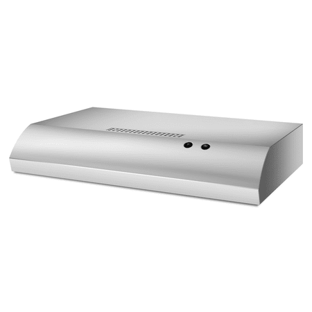 Whirlpool - 30" Recirculating Range Hood - Stainless Steel