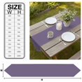 thumbnail image 3 of Pure Lilac Gray Table Runner Linen Burlap Table Runner 72 Inches Long Contemporary Solid Color Minimalist Art Dresser Scarves for Kitchen Island Coffee Dining Room Party Holiday Decoration 16"x72", 3 of 8