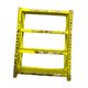 thumbnail image 4 of Modelo de estante de taller de reparación a escala 1/64, accesorios fotográficos realistas, simulación de mini estante de garaje amarillo, 4 of 9
