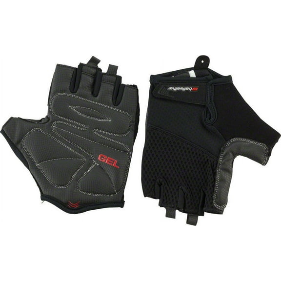 Bellwether Gel Supreme Gloves - Black, Short Finger, Men's, Small