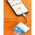 thumbnail image 3 of SD Card Reader USB Micro SD USB C Charger Adapter(6in1)Type C OTG 3.0 for iPhone 16 15 Pro Digital Camera Memory Stick Hub for iPad Macbook Compatible for Samsung Accessories for Apple TF Flash Drive, 3 of 7