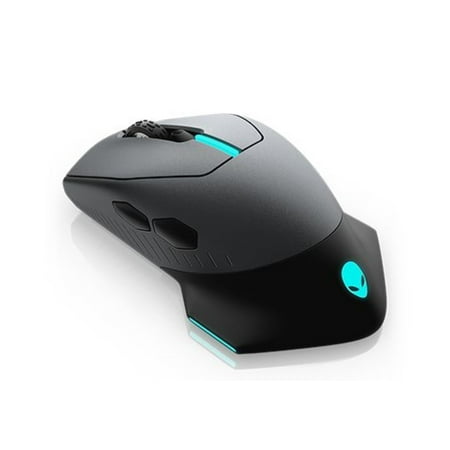 Alienware - AW610M-L Wired/Wireless Optical Gaming Mouse with RGB Lighting - Lunar Light