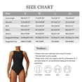 thumbnail image 7 of Women's Mock Turtle Neck Sleeveless Tank Tops Sleeveless Bodysuit Leotard Clothing, 7 of 7