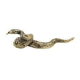 thumbnail image 2 of Escultura de serpiente de latón y cobre, adorno de escritorio, pequeña estatua de animal coleccionable, regalo para el hogar, sala de estar, dormitori, 2 of 7