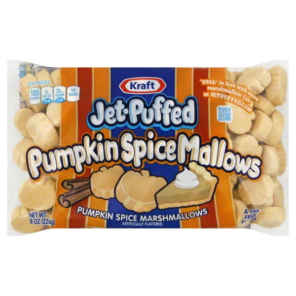 Kraft Jet Puffed Seasonal Marshmallows Pumpkin Spice Walmart Com Walmart Com