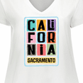 thumbnail image 4 of Inktastic Sacramento California Gifts Women's Plus Size V-Neck T-Shirt, 4 of 5