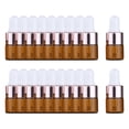 thumbnail image 2 of 20 piezas s cuentagotas de vidrio a prueba de fugas con cuentagotas para aceites corporales marrón Yuyangstore Frascos cuentagotas, 2 of 8
