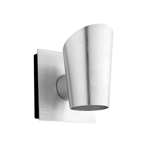 3-732-16 Oxygen Lighting Pilot - 6.25 Inch 5W 2 LED Outdoor Wall Mount-Brushed Aluminum Finish