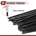 thumbnail image 6 of Unique Bargains 36 Set 12G Bicycle Spokes 12G Bike Wheel Spokes 45 Steel Black-235mm, 6 of 7