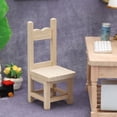 thumbnail image 4 of LEEYNEER Solid Wood Chair Model Mini House Photography Prop Home Miniature Decoration, 4 of 8