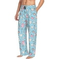 thumbnail image 2 of Daiia Funny Cute Teeth Men's Sleep Pant with Pockets and Drawstring,Pajama Pants-Large, 2 of 9