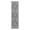thumbnail image 2 of Unique Loom Outdoor Traditional Collection Area Rug - Deco (2' x 8' Runner Black and White), 2 of 6