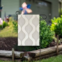 Yayeee Garden Flag 12" x 18" Double Sided Outdoor Yard Lawn Holiday Decorations, Light Gray Pattern