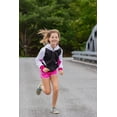 thumbnail image 6 of Marvel Spider-Verse Little Girls' Cosplay Fleece Zip-Up Hoodie Ghost Spider Pink, 6 of 6