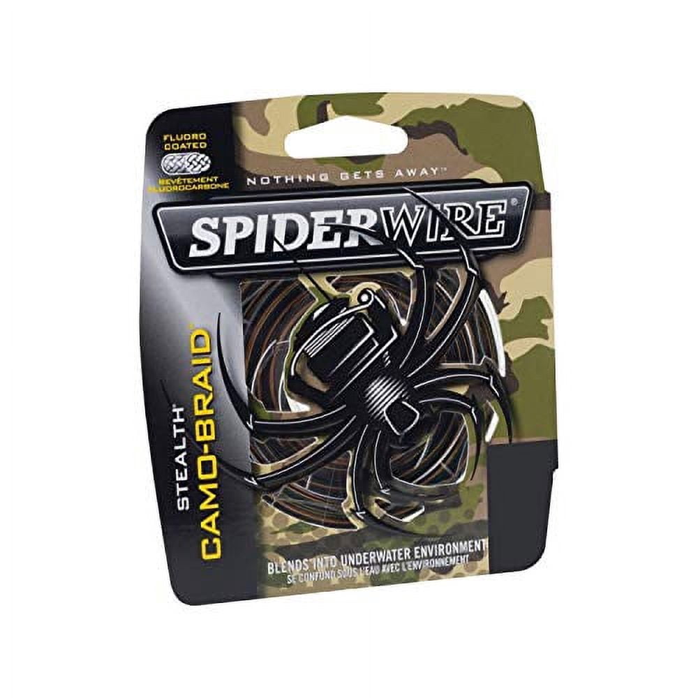 SpiderWire Stealth® Camo Braid™ Fishing Line, Camo, 10 lb Test Strength, 300 yd