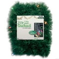 Brite Star 12Foot Warm Prelit Colored Pine Christmas Garland