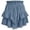 Light Blue, variant on Flowy Skater Skirt with Ruffle Casual Tennis Skirt Solid Color Lace Comfort Stretch Waistband for Daily Wear Neon Skirt XXL