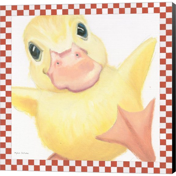 Farm Friends II Border by Myles Sullivan, Canvas Wall Art