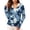 Royal Blue, variant on Camouflage Sun Protection Hoodie for Women UPF 50  - Active Outdoor Long Sleeve Zip Up Jacket with Thumbholes & Pockets, Lightweight Athletic Rash Guard Black L