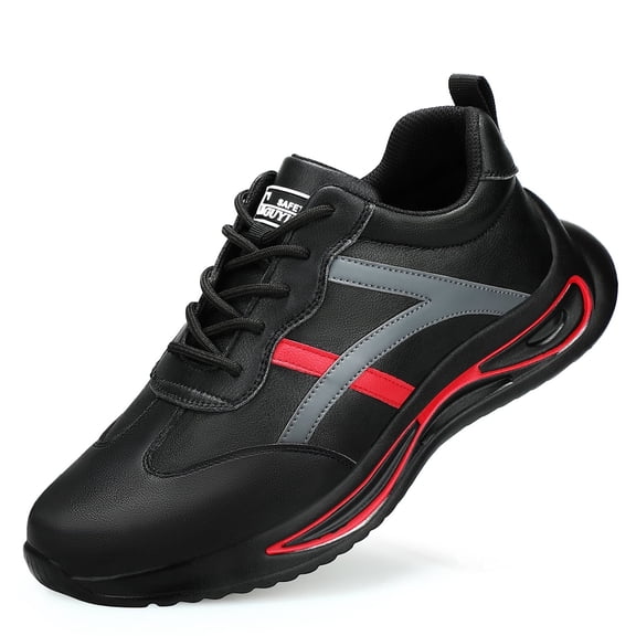 AUXDIQ Work Shoes Men Women Breathable Steel Toe Cap Industrial Trainers Lightweight Construction Sneakers Sport Shoes
