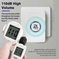 thumbnail image 2 of Elderly Care Call Bell Pregnancy Care Call Bell 110dB 4 Volume Levels 60+ Ringtone One Large Button, 2 of 5