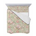 thumbnail image 7 of Pink Flowers Twin Size Down Alternative Comforter, Lightweight Comforter Quilt Bedding Set with Pillow Shams Green Country Botanical Floral Leaves All Seasons Bed Comforter Duvet Insert 68"x86", 7 of 7