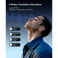 thumbnail image 3 of AI Language Translation Earbuds Translator for 144 Languages and Accents with LCD Touch Screen Real-Time Earphones Compatible with Smartphone for Travel Business Learning-Black, 3 of 8