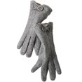 thumbnail image 1 of RV Guantes cálidos de invierno para mujer Manoplas para mensajes de texto con pantalla táctil para mujer Gris brillar  Electrónica, 1 of 4