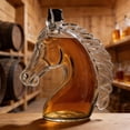 thumbnail image 3 of Practical Decorative Bottle Suitable for Premium Whisky with Horse Head Shape, 3 of 12