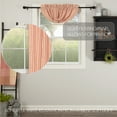 thumbnail image 4 of Sawyer Mill Red Ticking Stripe Balloon Valance 15x60, 4 of 6
