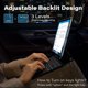 thumbnail image 4 of Funda con teclado para iPad Apps2Car, soporte magnético para iPad Air 13, 4 of 7