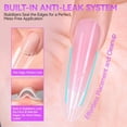 thumbnail image 6 of RAGUPEL Dual Forms for Nail Extension: Almond & Coffin Sandwich Dual Forms Work with Builder Gel & Polygel 2 Shapes 240Pcs 15 Sizes Reusable Clear Acrylic Molds Kit for Quick Manicure, 6 of 7