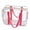 Pinkbig, variant on Clear PVC Waterproof Cosmetic Bag Transparent Travel Toiletry Organizer Tote For Beach Gym Shower Swimming Pool 1 Pack