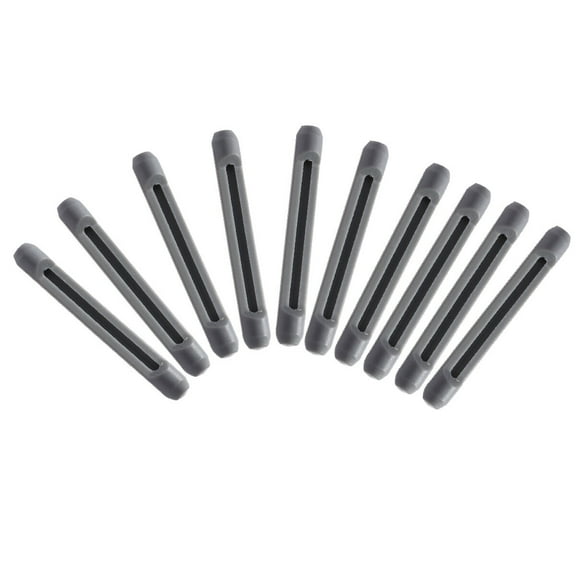 NICEXMAS 5 Pairs Grey Eyeglass Temple Tips Sleeves for Adults, Replacement Accessories for Glasses