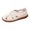 Beige, variant on Lovskoo 2024 Women's Slip On Flats Sandals Round Toe Shoes Cut Out Leather Hollow Out Shoes Summer Comfort Soft Soles Non-Slip Sandals Yellow