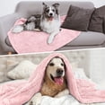 thumbnail image 3 of PetAmi Fluffy Waterproof Dog Blanket For Medium Large Dogs, Soft Warm Pet Sherpa Throw Pee Proof Couch Cover, Reversible Cat Bed Blanket Sofa Protector, Plush Washable Pad (Pink Blush, 40x60), 3 of 6
