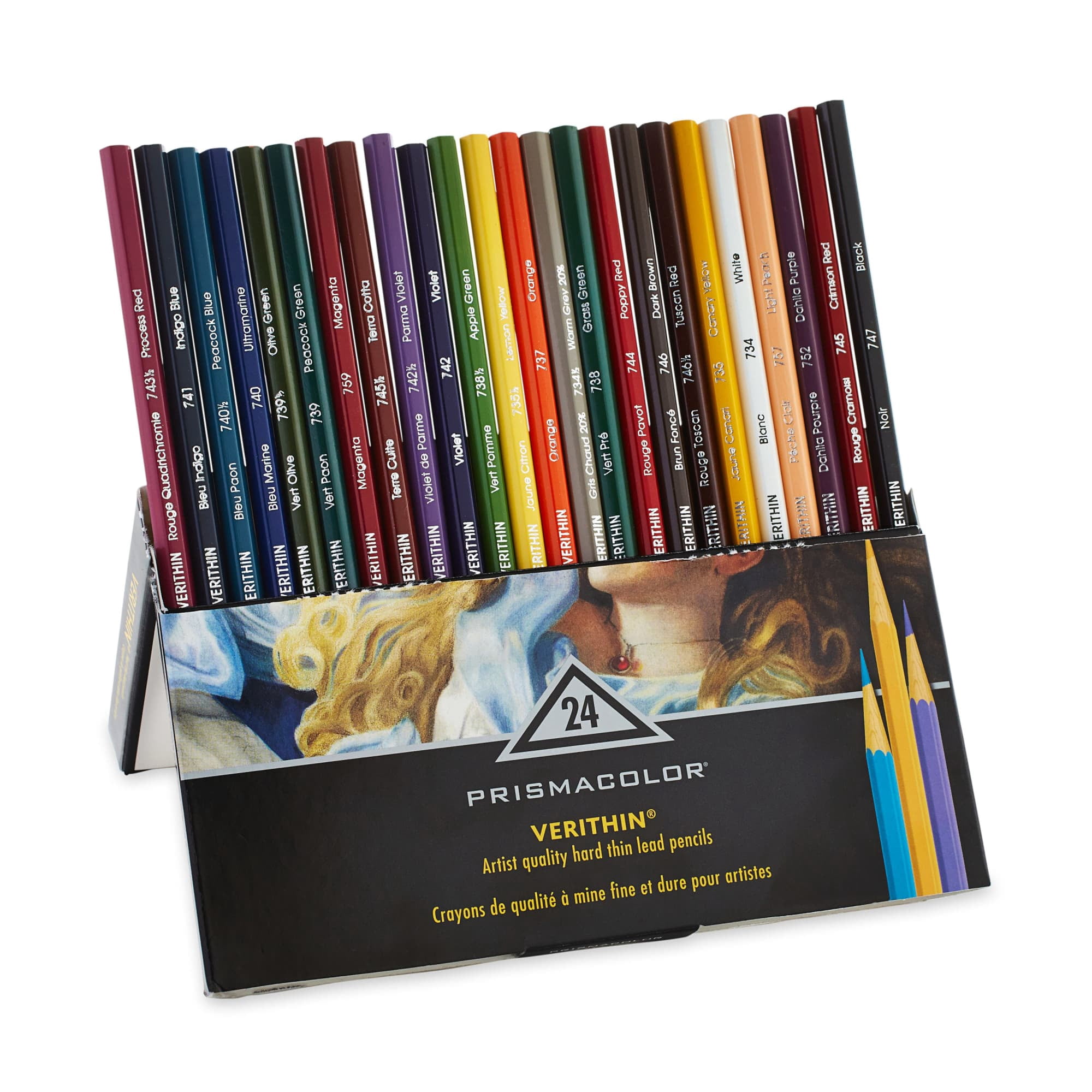 Prismacolor Premier Verithin Colored Pencils, 24 Pack