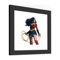 thumbnail image 3 of Gallery Pops DC Comics Wonder Woman - Minimalist Wonder Woman Lasso Pose Wall Art, Black Framed Version, 12" x 12", 3 of 5