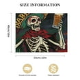 thumbnail image 3 of Orinice Skeleton Mexican Hat Beer Fine Art Aesthetic Poster & Print Wall Painting for Classroom Kitchen Office Farmhouse Bathroom Room Decor Pictures Wall Art Painting Art Modern Canvas Prints, 3 of 6