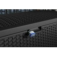 thumbnail image 2 of Suncast 99 gal Resin Wicker Deck Box – Outdoor Patio/Deck Storage, Black, 2 of 5