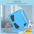 thumbnail image 5 of BMOUO Kids Case for onn 11" Core Tablet 2026 Model, Lightweight Foldable Kickstand Shockproof Handle Design Case for onn 11 Inch 2026, Blue, 5 of 7